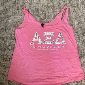 pink alpha xi delta tank